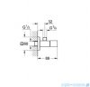 Grohe Eurocube zawór kątowy DN 15 22012000